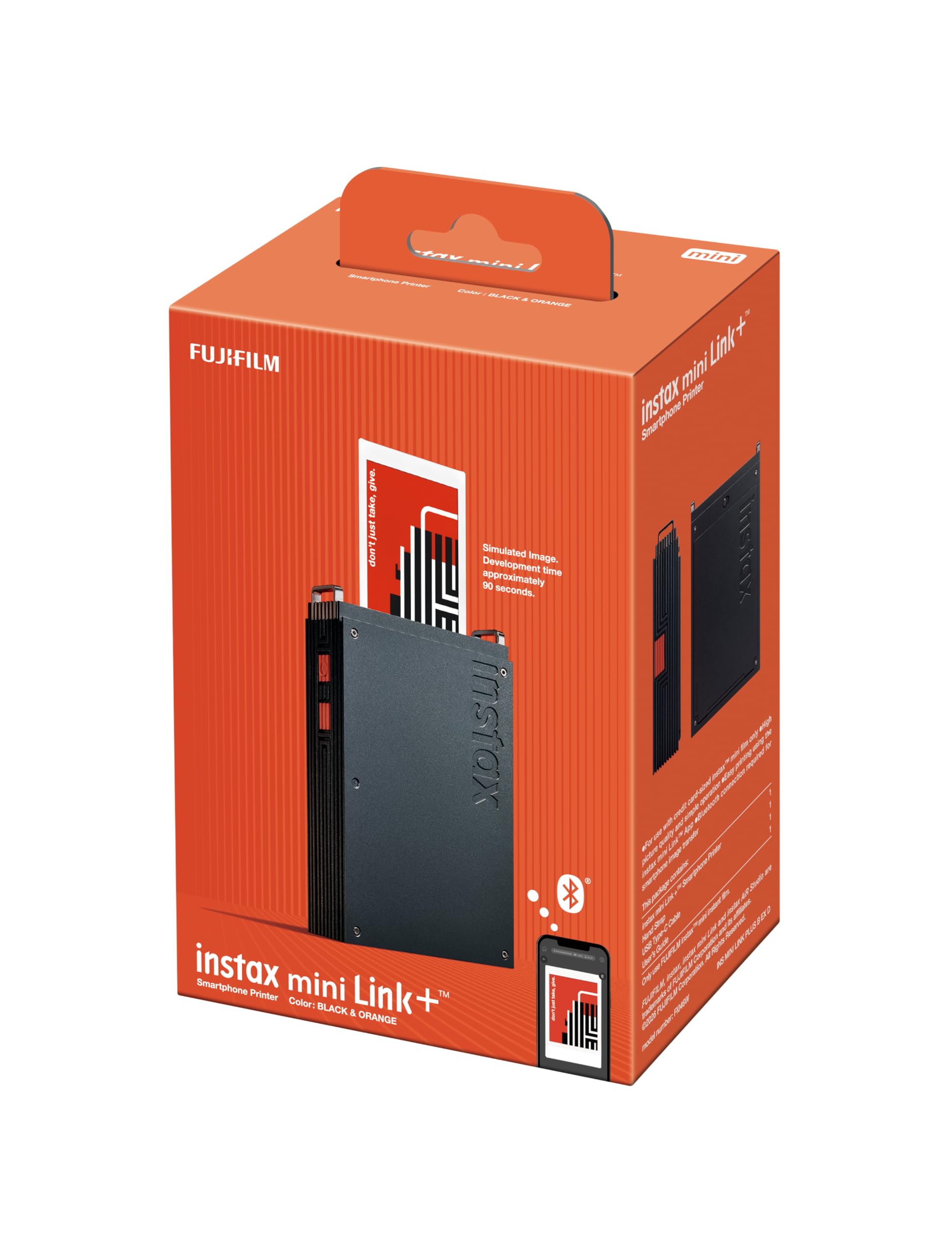 instax mini Link+ stampante istantanea per smartphone, connessione Bluetooth, photo editing app per iOS e Android, usa pellicola mini (pellicola non inclusa)