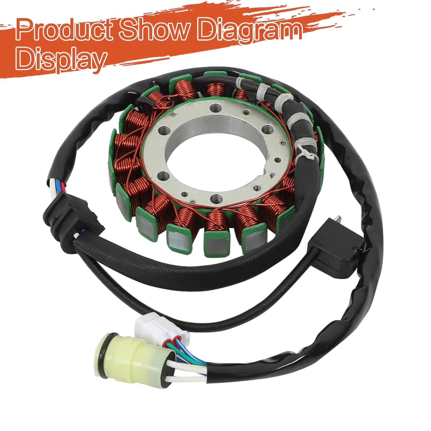 labwork Ignition Coil Stator Regulator Relay Kit Replacement for Yamaha Rhino 660 2004-2007 Grizzly 660 2002-2008 Replacement for 5KM-81410-01-00 5BN-81960-00-00 3YF-82370-00-00 4SV-81940-12-00