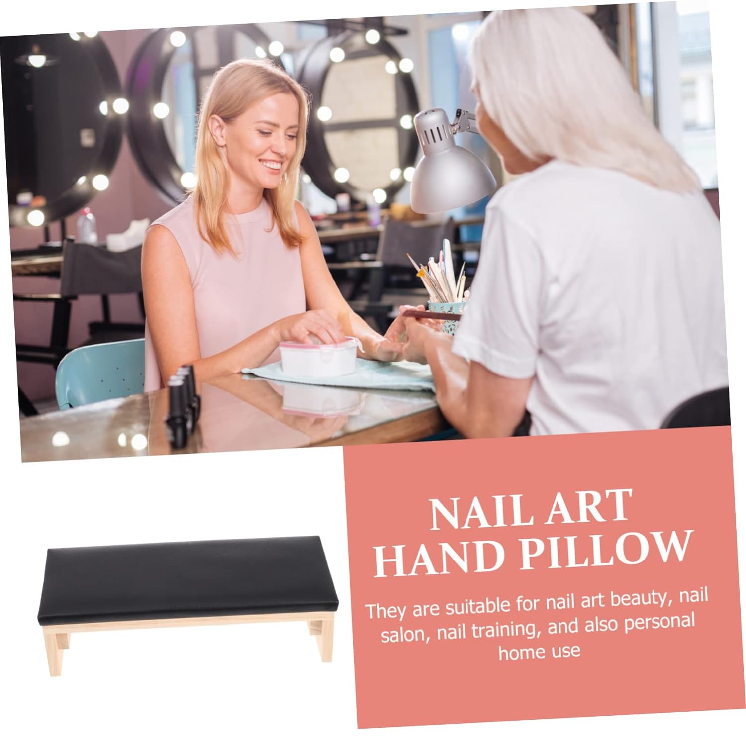 LIFKOME Professional Manicure Hand Pillow Nail Arm Rest Diy Nail Hand Rest Pillow