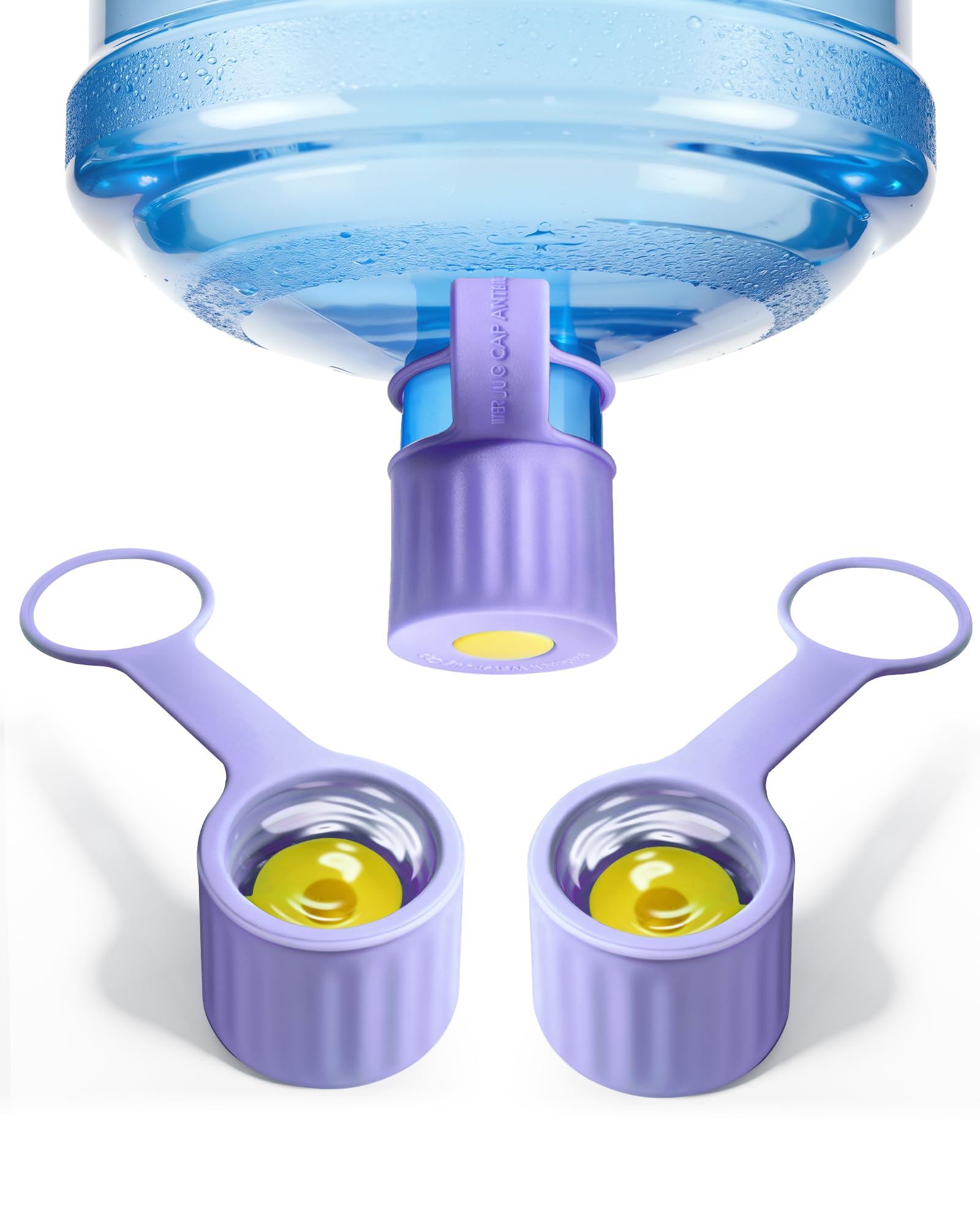 Silicone Water Jug Caps - Leakproof 5 Gallon Lids -9 Silicone Water Jug Caps - Leakproof 5 Gallon Lids -9