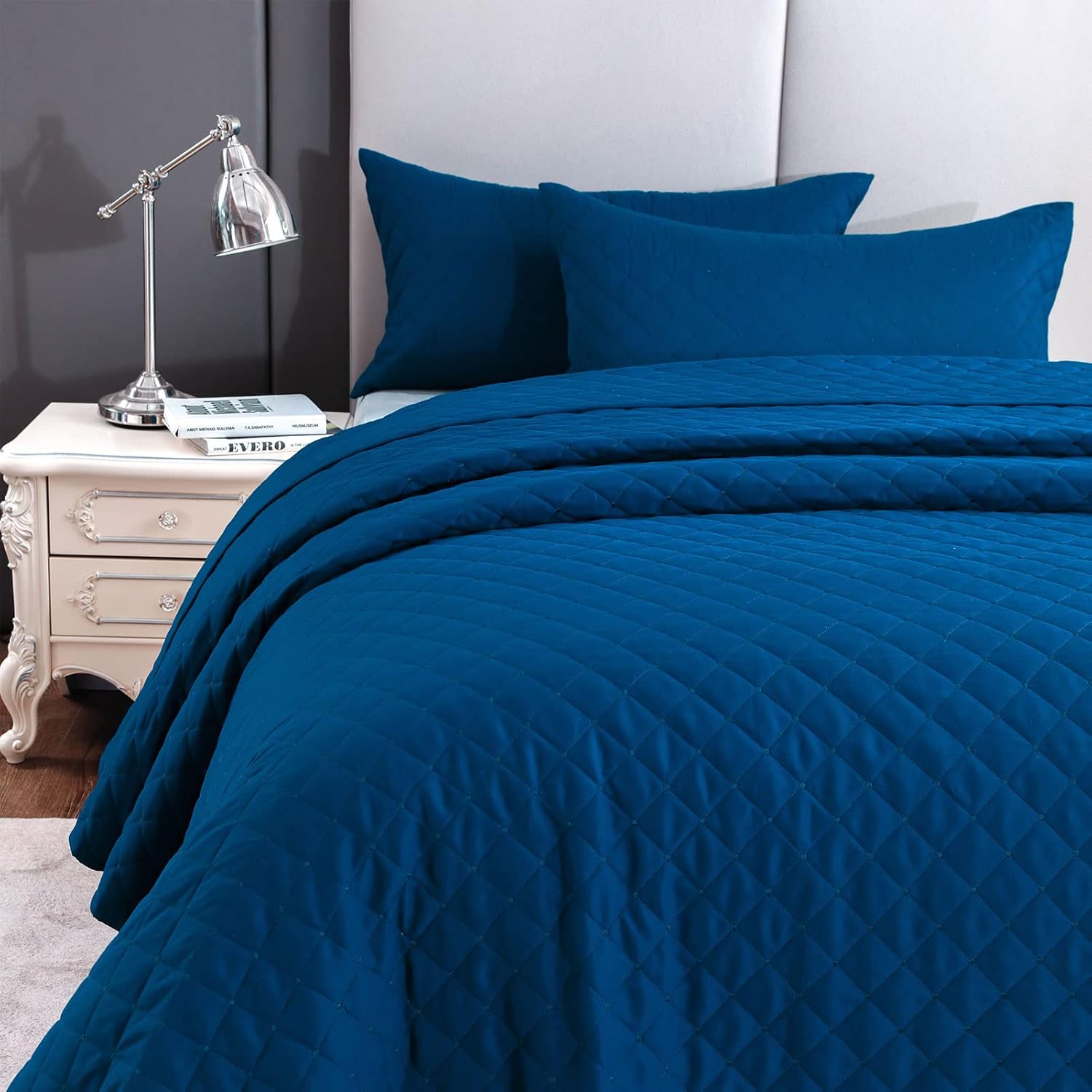 Buy 3 Piece Oversized King Bedspread 128x120, Extra Large Quilt Set