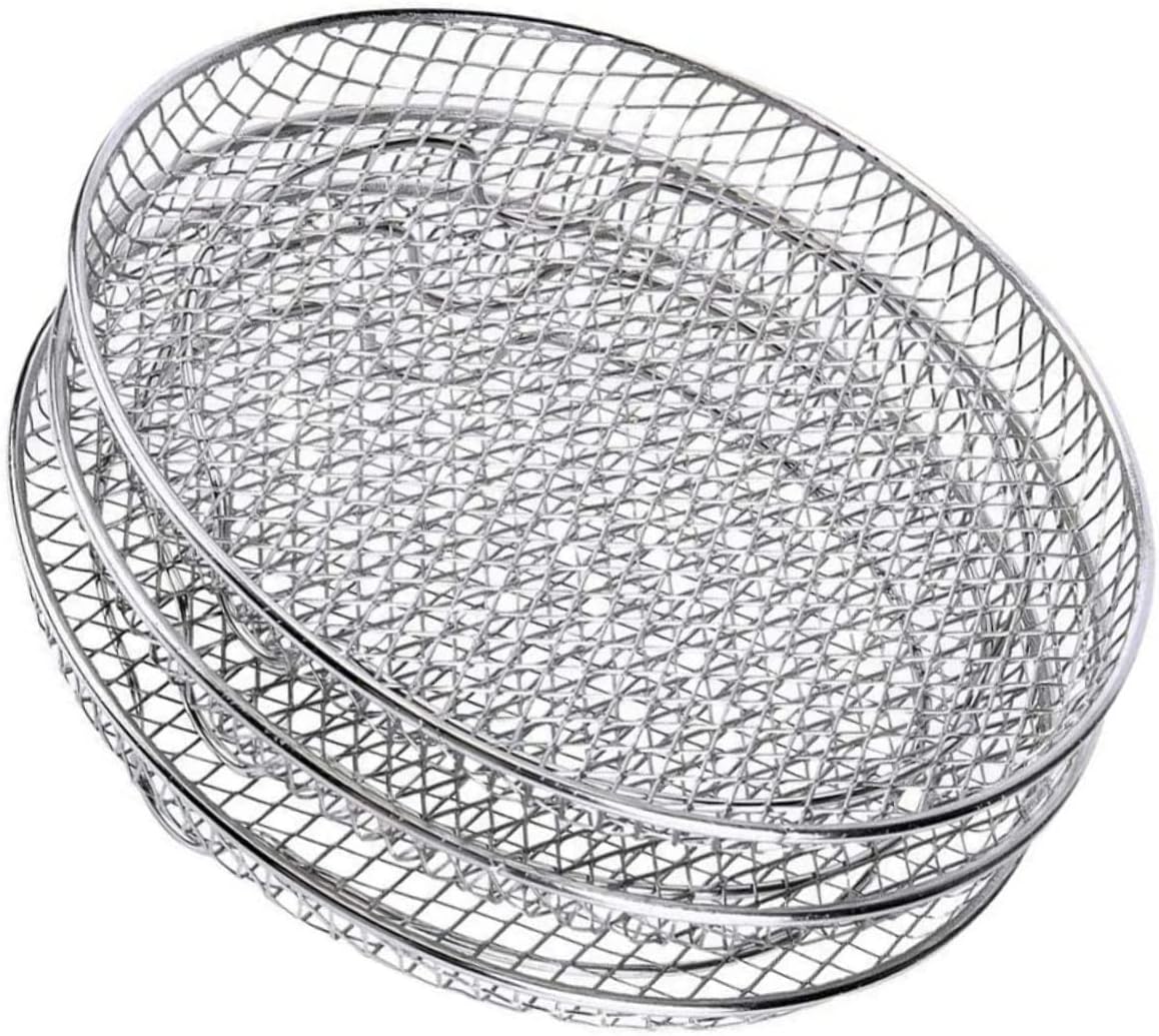 Stainless Steel Air Fryer Rack 3 Layer round Roasting Rack