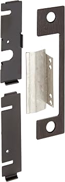 HES Stainless Steel TD Faceplate for HES 1006 Series Electric Strikes for Use with Mortise Lockset with 1" Deadbolt and Center-Lined Deadlatch, Bronze Toned Finish