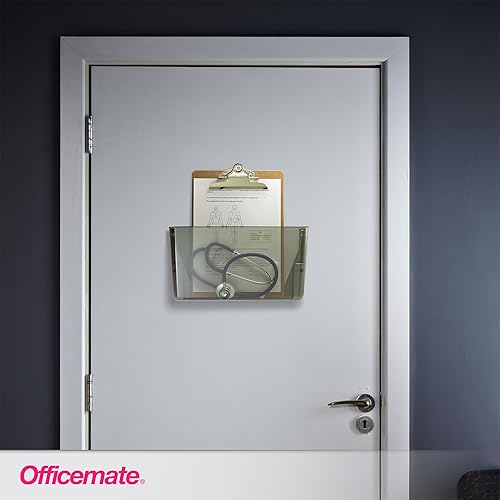 Miniatura 5 de Officemate - Archivo de pared, tamaño carta, 13 x 4 18 x 7 pulgadas, humo (21431)
