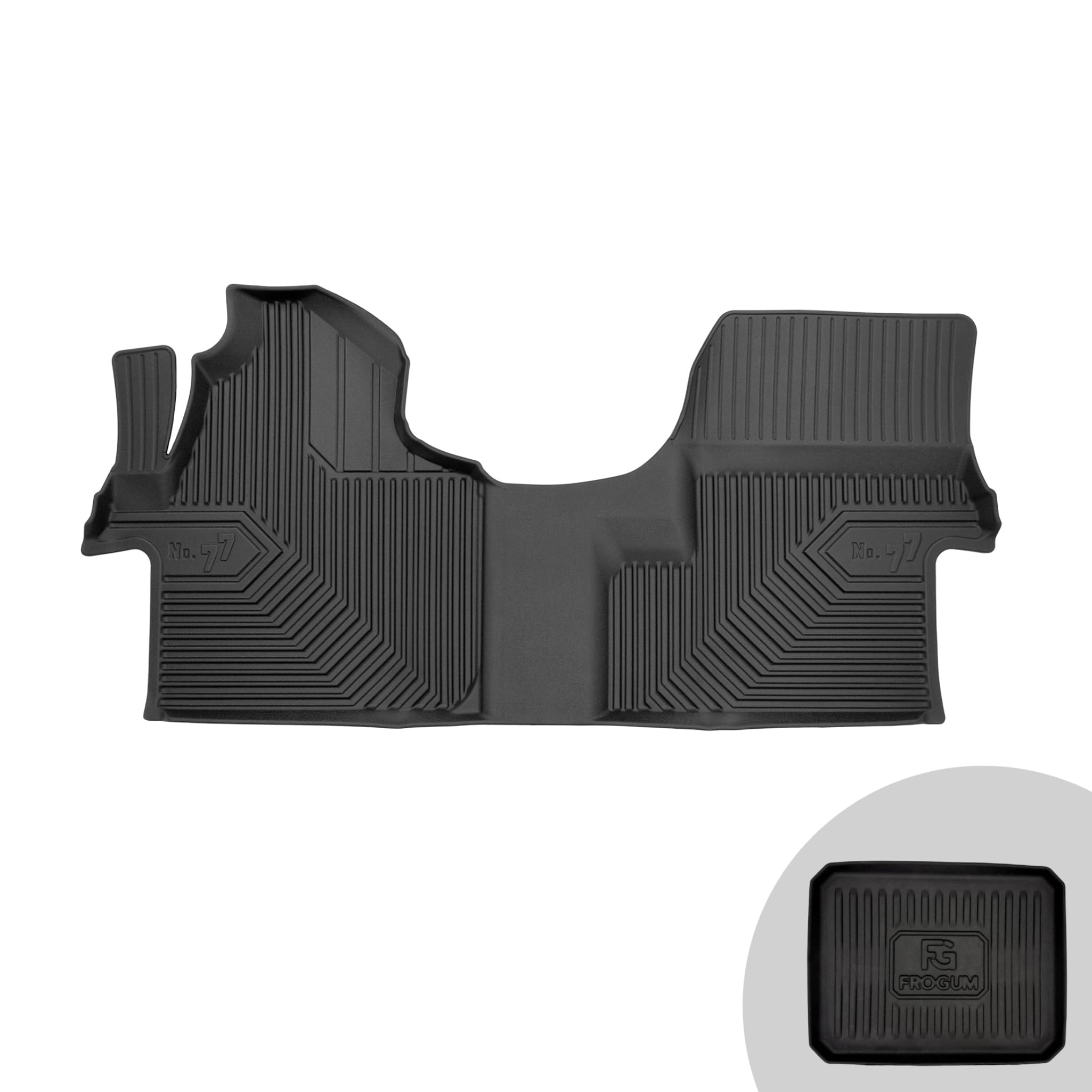 FROGUM No.77 Alfombrillas para Coche Alfombras para Mercedes-Benz Sprinter W906 2006-2019 | Borde Alto | para Todo el año | Tamaño