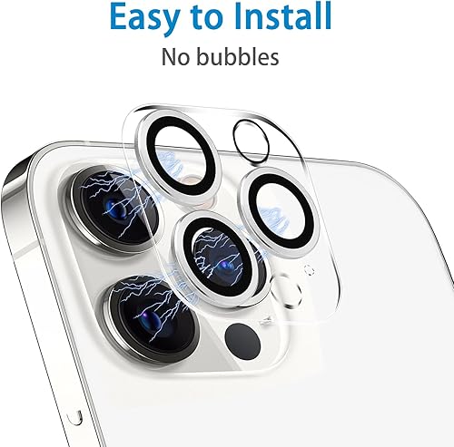 Miniatura 151 de 3 Pack Tempered Glass Camera Lens Protector for iPhone 12 6.1", Ultra HD, 9H Hardness, Anti-Scratch, Case Friendly, Easy to Install
