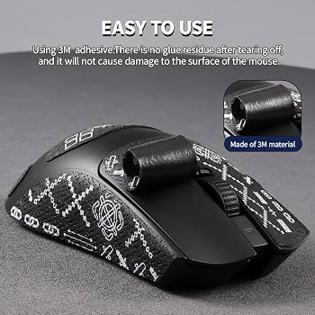 Amazon.com: immoenuc Mouse Grip Tape Stickers for Razer Viper V4