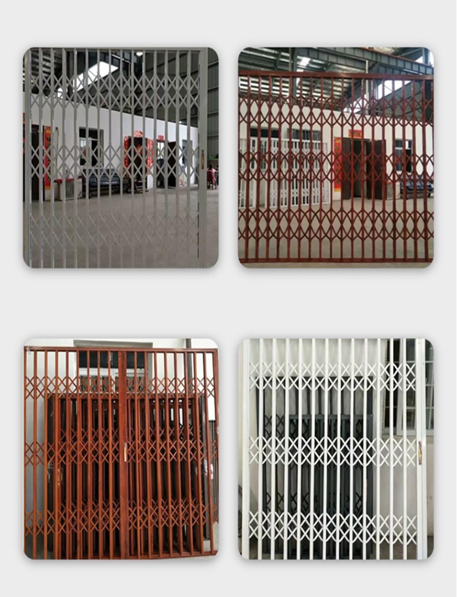 Barra di sicurezza per finestre pieghevole in alluminio, resistente, sicura per bambini, per esterno/camera/cantina, recinzione antifurto con serratura, design resistente ai furti (240 x 200 cm)