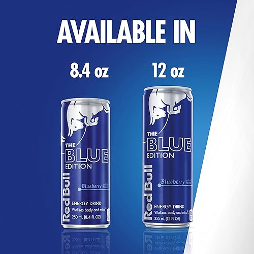 Vista 101 de Red Bull Yellow Edition - Bebida energética tropical, con 80 mg de cafeína más taurina y vitaminas B, 8.4 onzas líquidas, paquete de 24 latas