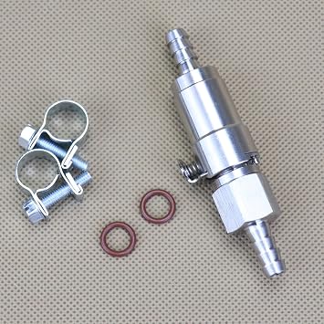 1 set 1/4 Gas Tank Fuel Line Hose Quick Release Connect Disconnect Coupling Kit