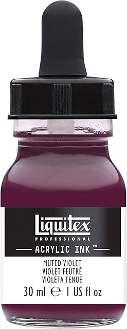 LIQUITEX 4260502 Special Release Collection, Professional Acrylic Ink Body, Muted Violet, 3.8 x 3.8 x 9.5 cm