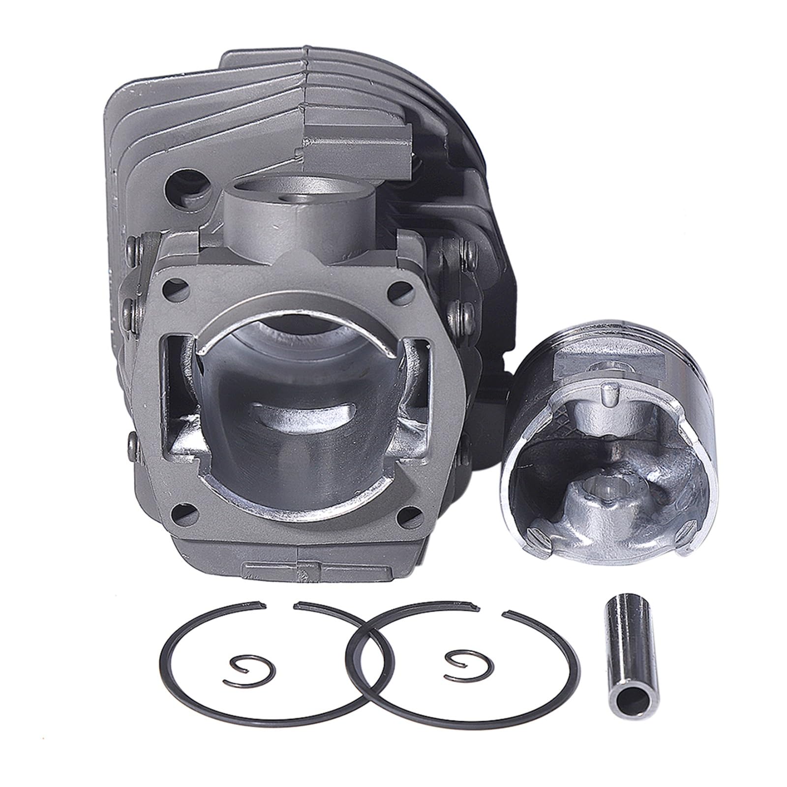 Kit de filtro de aire de escape de pistón de cilindro de 45mm for repuestos de motosierra de gasolina H 353 346XP 350