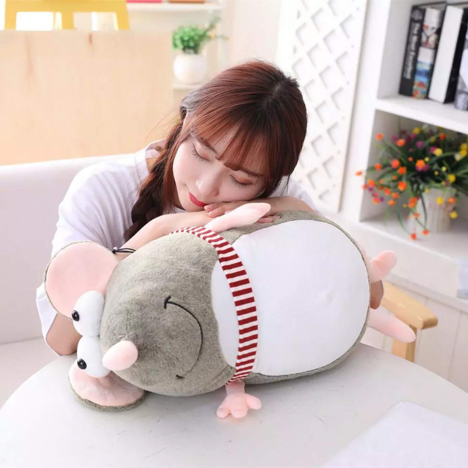 Amazon.co.jp: YYKKWWXX 20 / 25cm素敵なファットグレーラット枕 