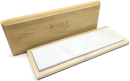 Banco de afilado de cuchillos Arkansas suave (mediano) en caja de madera de 10 x 3 x 12 pulgadas (suave (mediano)