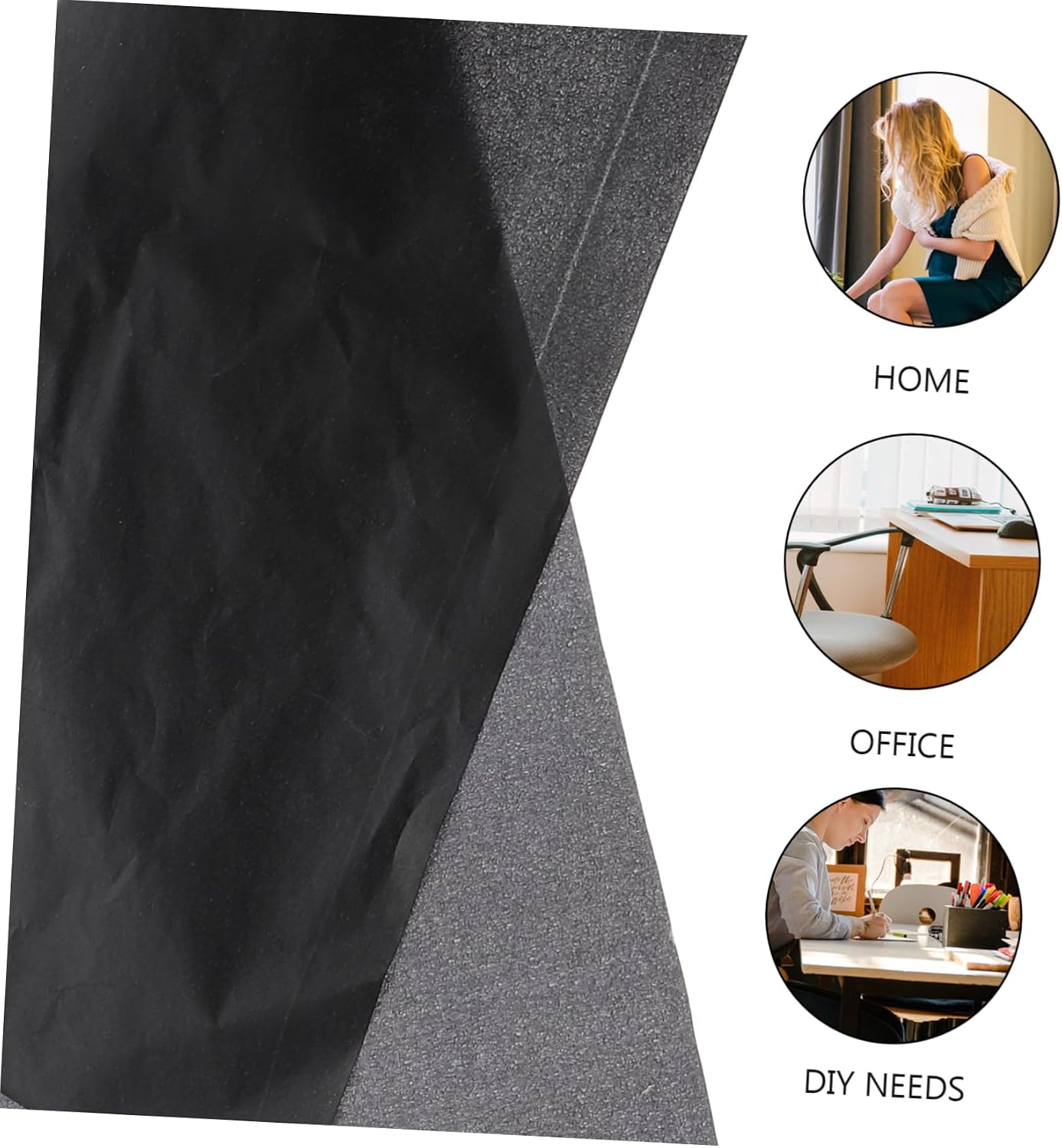 PLAFOPE 25 Sheets Graphite Carbon Transfer Paper for Drawing and Tracing Single-Sided for Artists for Paper and Canvas Projects