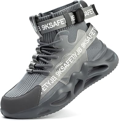 Steel Toe Shoes for Men Women Lightweight Steel Toe Sneakers Safety Shoes Comfortable Indestructible Steel Toe Boots Non Slip Work Shoes