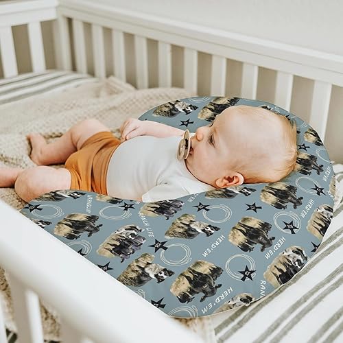 Miniatura 5 de Fundas de almohada de lactancia para niños y niñas, ganadero, ganadero, fundas de almohada para lactancia materna, almohadas de vaquero, vaca