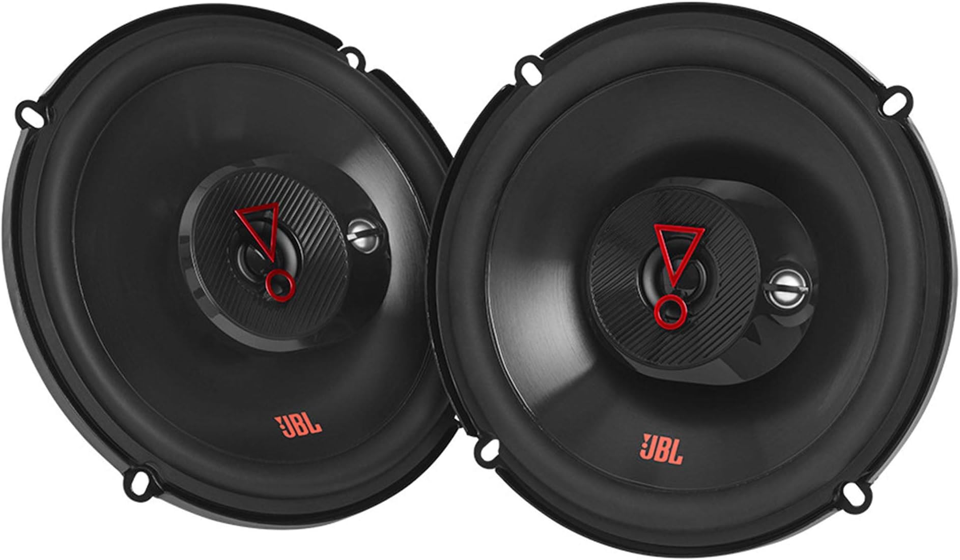 Stage 3637F - 6.5" Three-way Car Audio Speaker, No Grill, Black