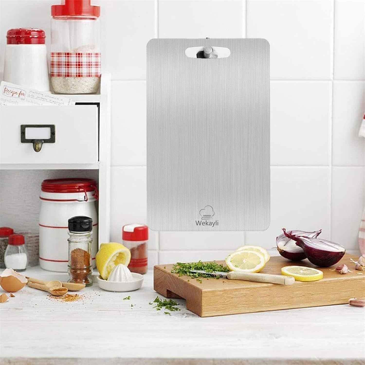 Stainless Steel Cutting Board, 3 PCS Cutting Boards for Kitchen, 304 Stainless Non Stick Chopping Cutting Board for Meat Fruit & Vegetable (15" x 11", 13"x 9", 10" x 6")