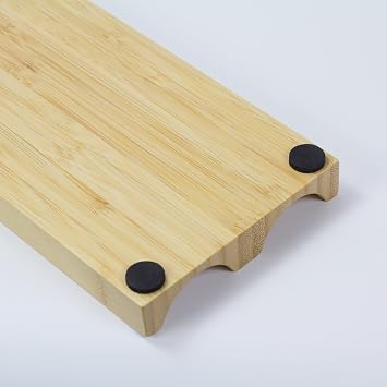 Spice Rack [Set of 2] - Bamboo Wooden Drawer Spice Rack - Spice Organiser for Kitchen Drawer - Beautiful, Practical and Clear Spice Storage