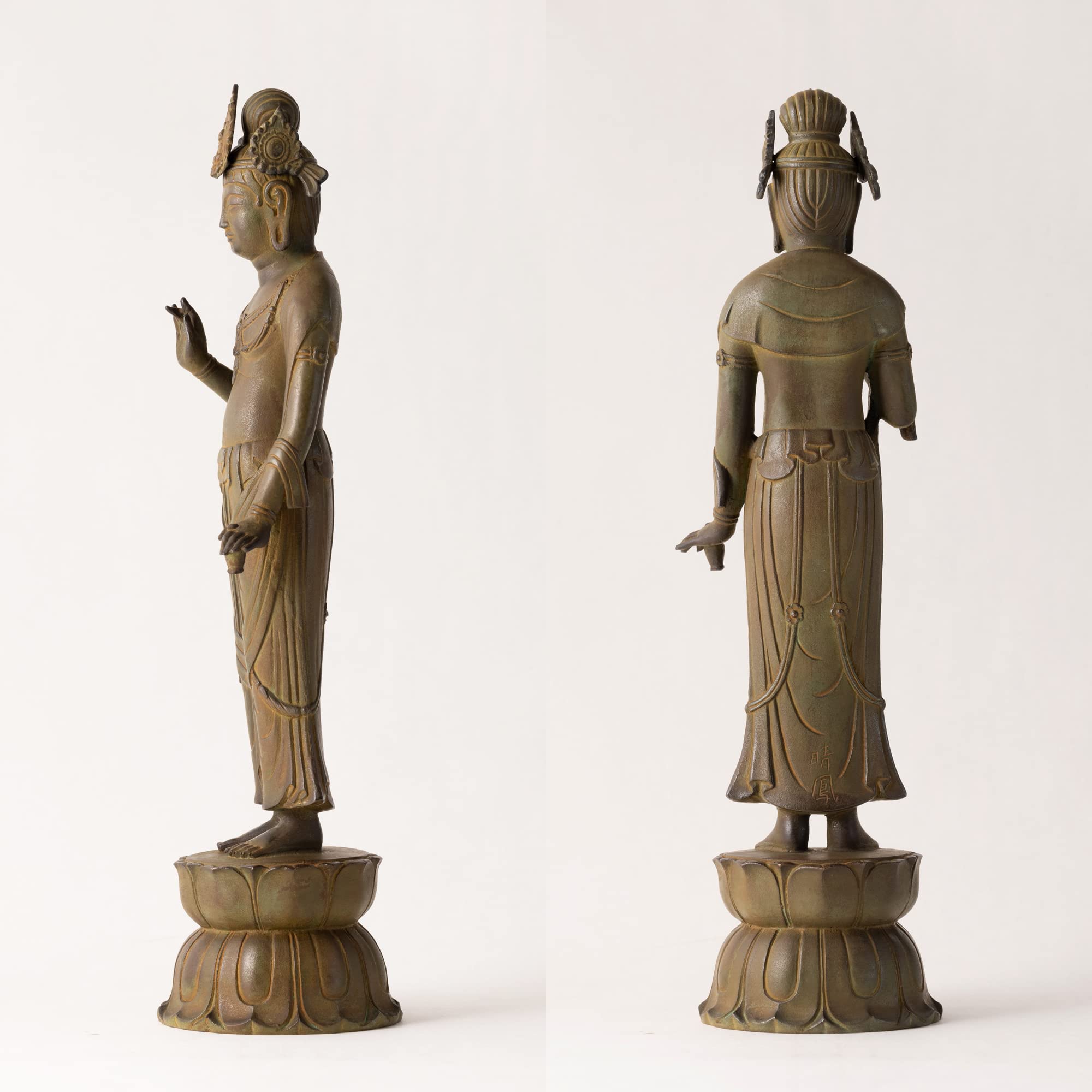 伝統工芸品 夢違観音 Amazon｜仏師銘版 夢違観音 25cm 蝋型/青銅（ブロンズ）製 仏師