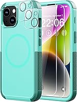 Vista 39 de Diverbox Funda para iPhone 13 [compatible con MagSafe] [con protector de pantalla] [a prueba de golpes] [a prueba de caídas] Funda de protección