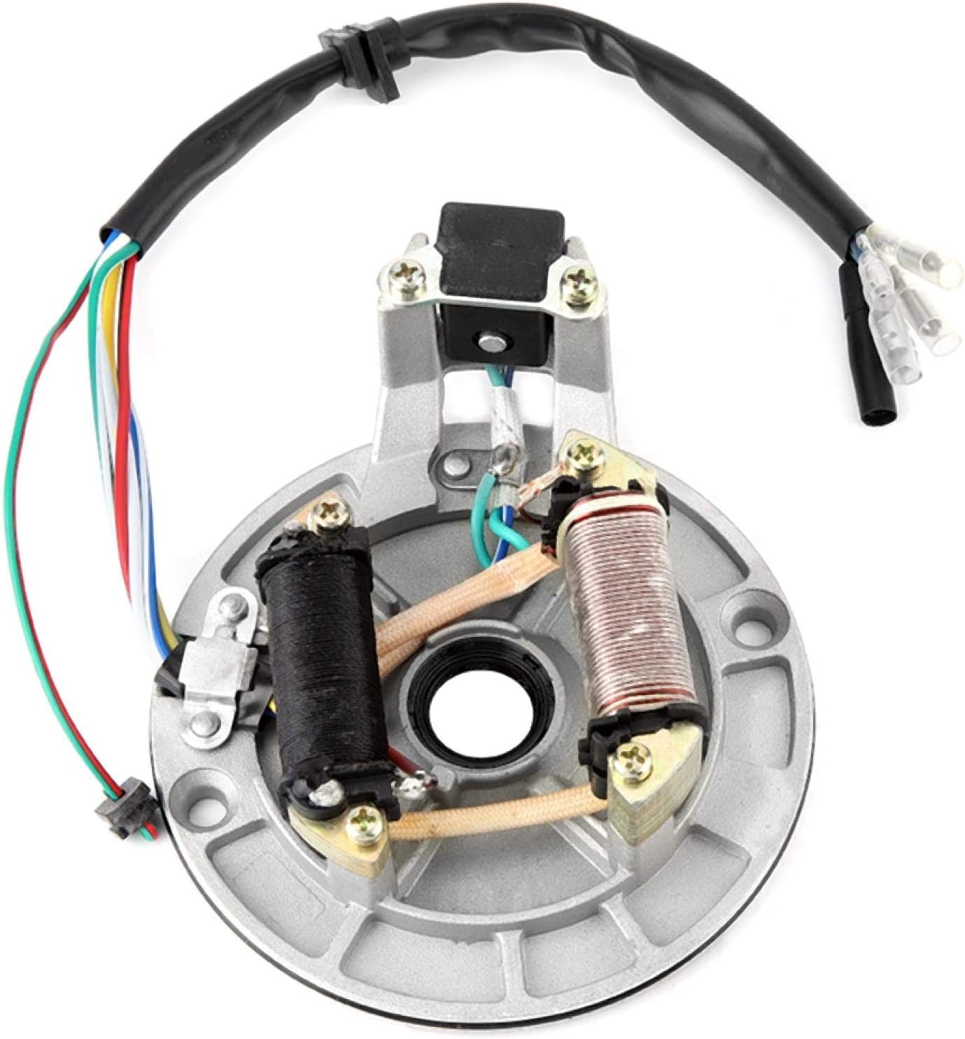 Race-Guy Stator Magneto Racing Bobine D'allumage 6 Broches AC CDI Box Pour Moteur Chinois GY6 50cc Cyclomoteur Scooter ATV Quad