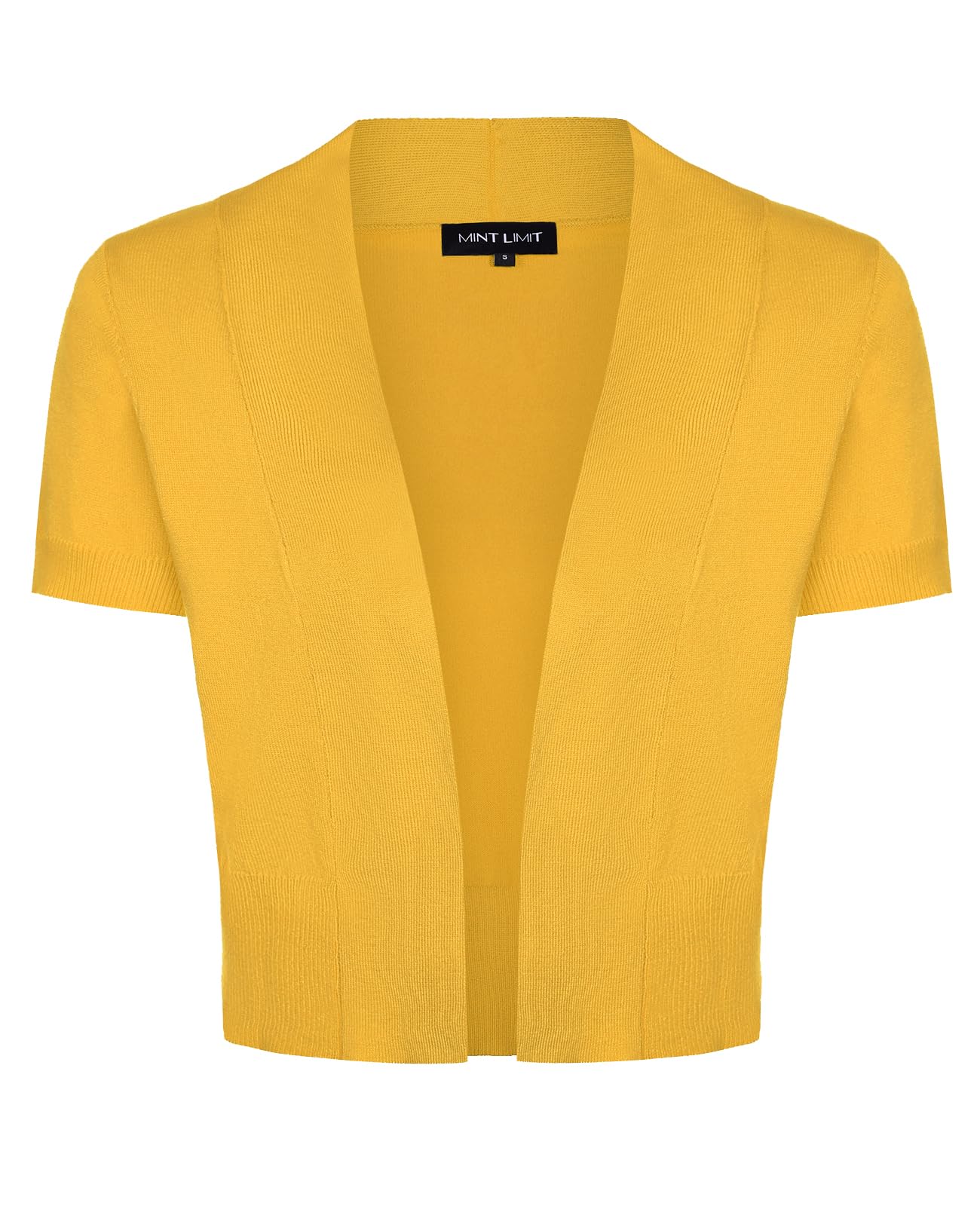 MINTLIMIT Women Shrug Bolero Open Front 3/4 Sleeve Cropped Cardigan Sweater