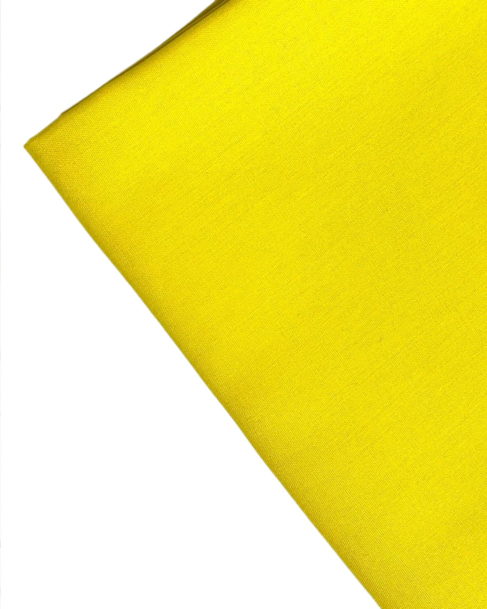 Dhs Yellow Plain Fabric, 112 Cm Wide, For Dressmaking, Art & Craft, Sewing, 0.5 Metre