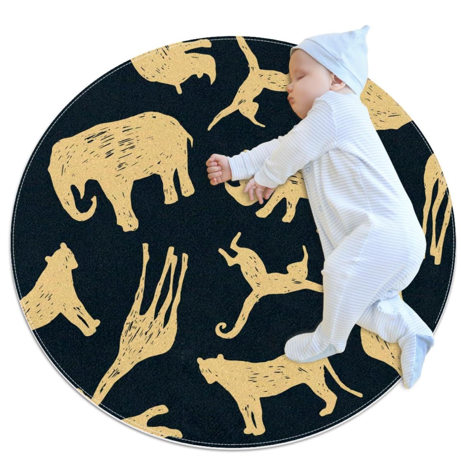 Tapis de salle de bain antidérapant pour chambre d'enfant et salon