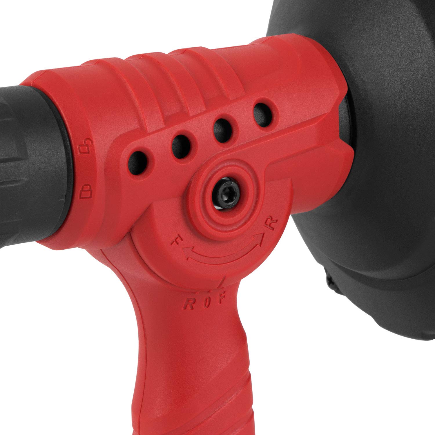 EBERTH Spazzola per Tubi Macchina per la Pulizia dei Tubi Elettrico con Spirale di 7,6m (560 rpm, 230V, Diametro della Spirale 11mm, per Tubi di 2-5 cm di Diametro, Marcia Avanti e Indietro)