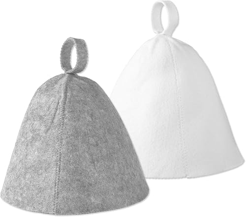 2pcs Chapeaux de Sauna 