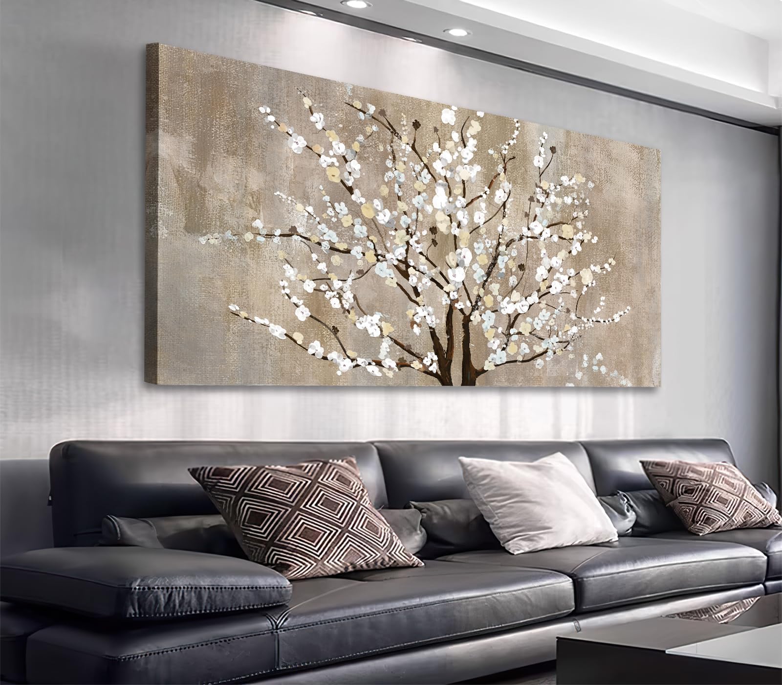 arteWOODS Plum Blossom Flower Canvas Wall Art