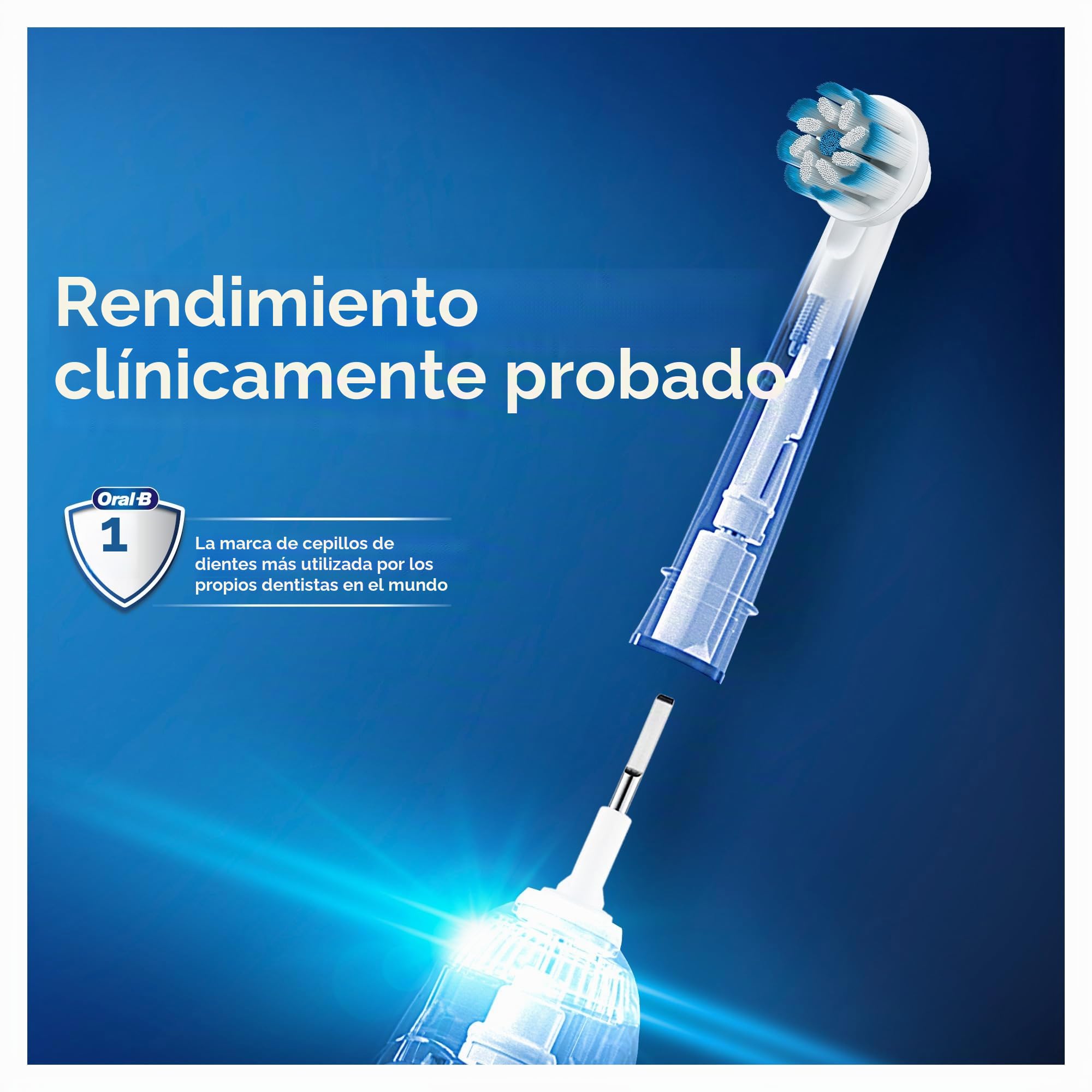 Oral-B Sensitive Clean Cabezales De Recambio Tamaño Buzón, Pack de 12 Recambios Originales Con Tecnología CleanMaximiser para Cepillos de Dientes Eléctricos