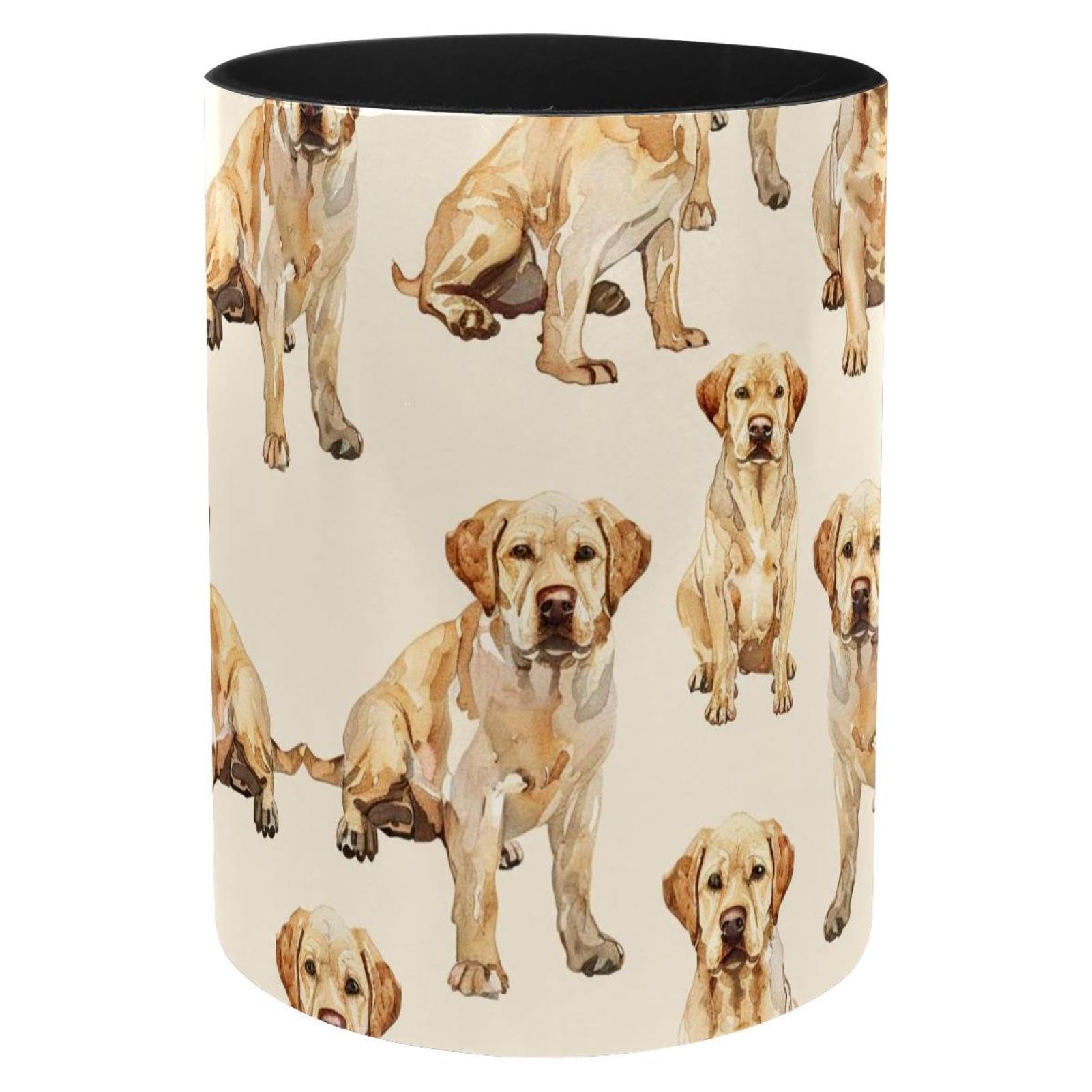 Pot à crayons pour l'école et le bureau avec décoration chien