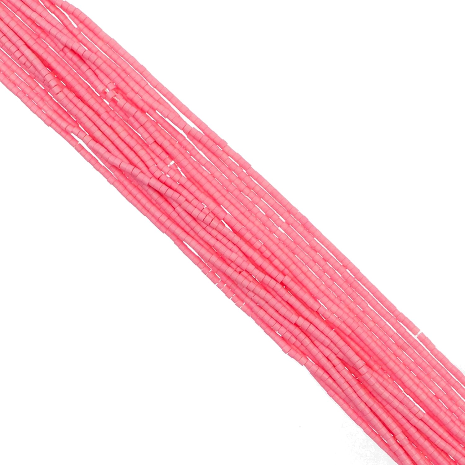 John Bead 23g Cylin Beads Opaque White Bisque Ceylon 11/0 Glass Cylindrical Seed Beads for Jewelry Bracelets Necklaces Earrings Making Embroidery
