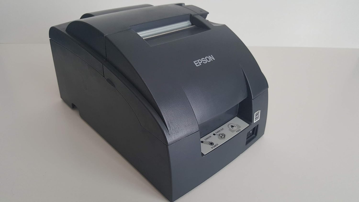 Epson C31C514767 Epson, TM-U220B, Dot Matrix Receipt Printer, Ethernet (E04), Epson Dark Gray, Auto Cutter, Power Supply Included Replaces C31C514667 (Renewed)