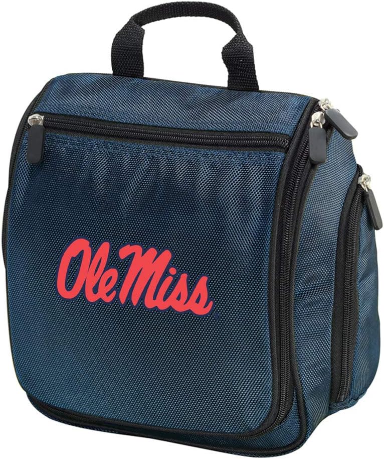 Broad Bay University of Mississippi Toiletry Bags Or Hanging Ole Miss Shaving Kits for Men