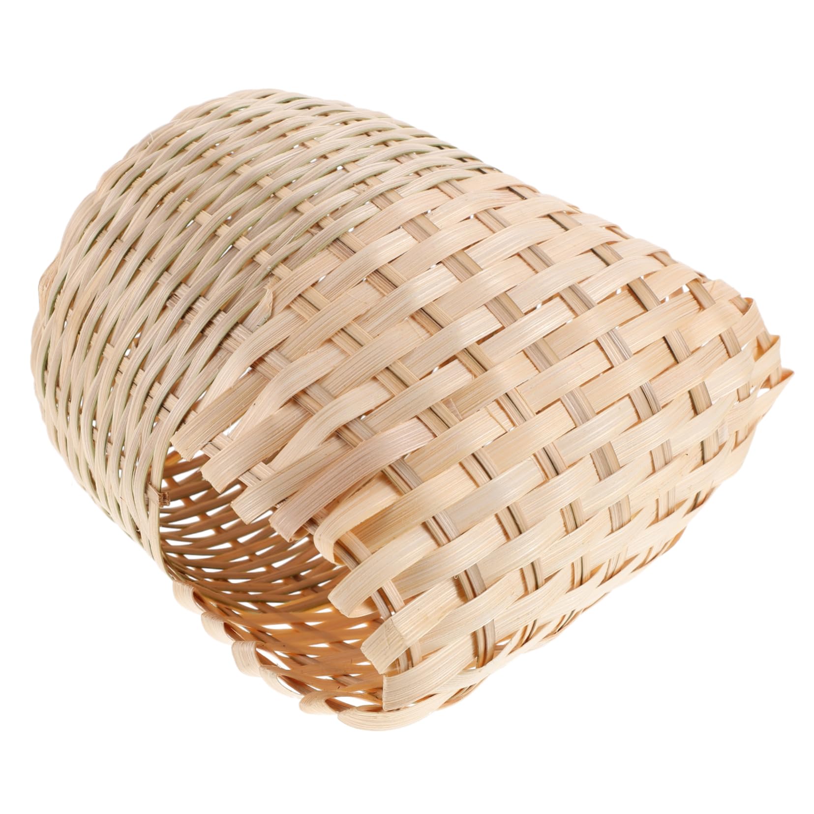 DECHOUS Lot De 5 Cages À Oiseaux Multifonctions en Bambou Tissé À La Main Boîte De Rangement Décorative pour Salon Abat-Jour Nid De Canari Coussin De pour Oiseaux Nid