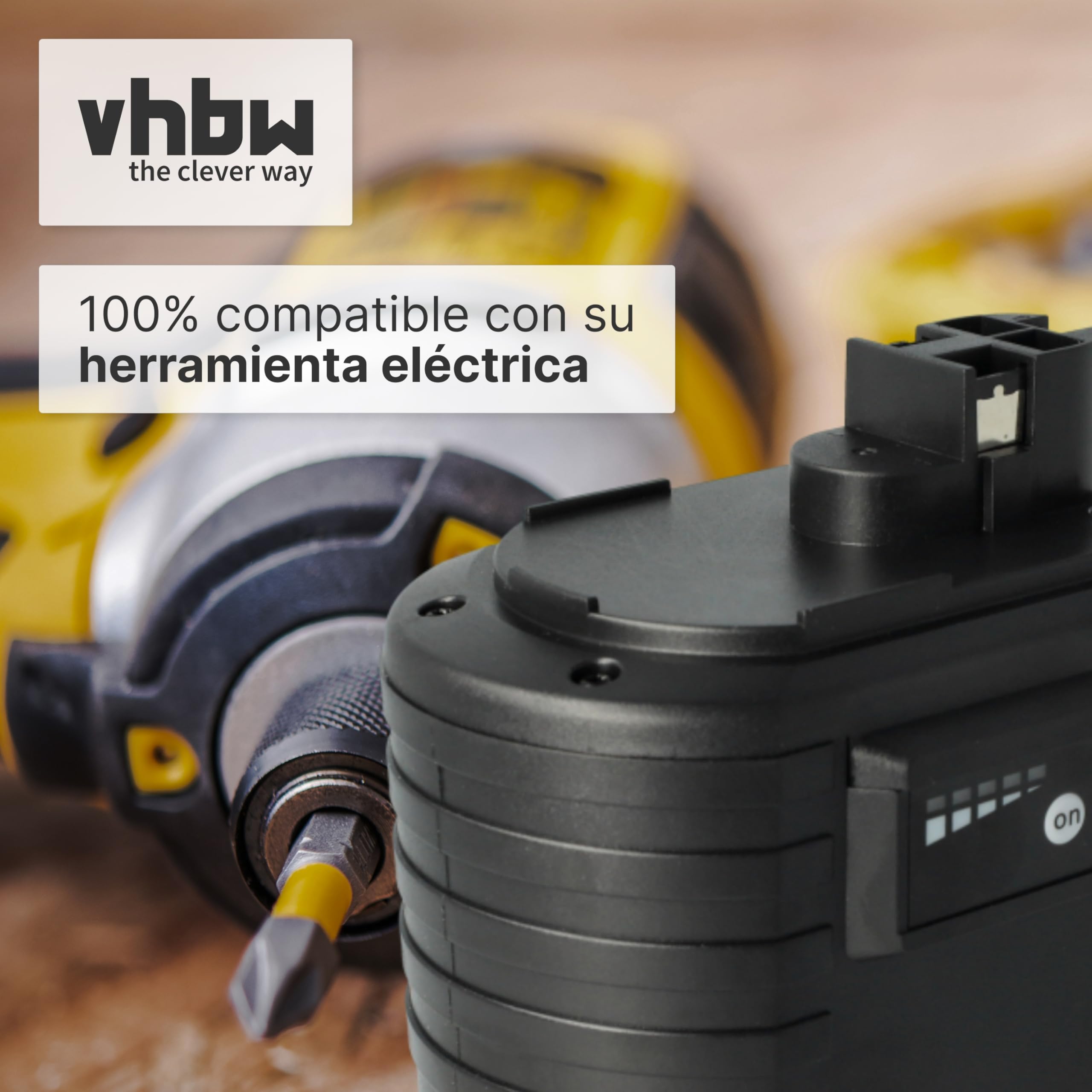 vhbw Batería Recargable Compatible con Würth ABH 20, ABH 20-SLE Herramientas eléctricas (3000 mAh NiMH 24 V)
