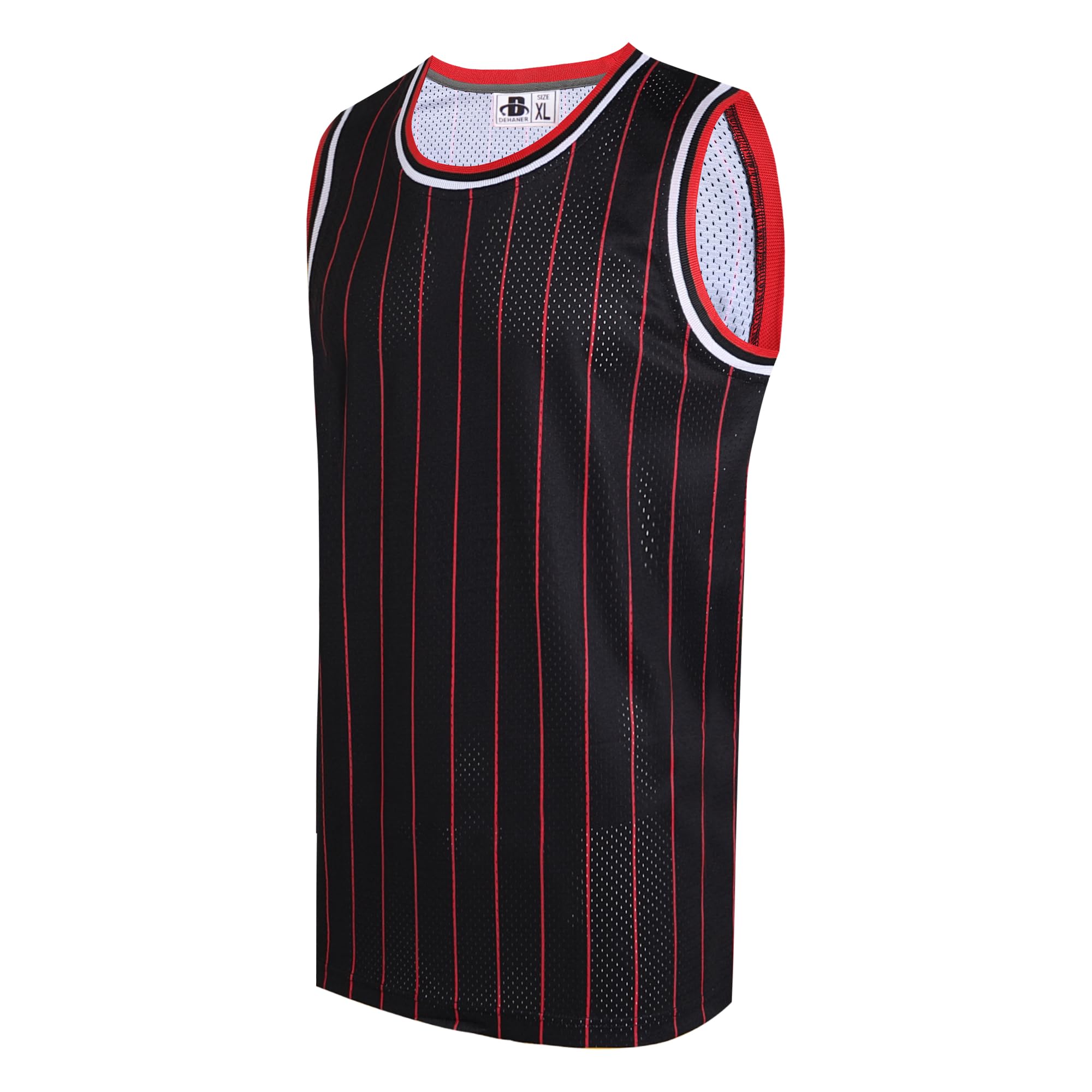DEHANER Herren Basketballtrikot, Mesh, Training, Training, Athletik, Sport, Teamuniformen, Fans, Outfits, Tops