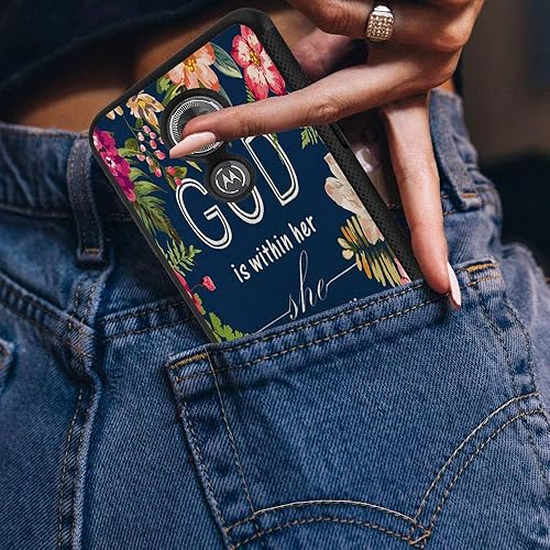 Miniatura 4 de Moto G7 Power Case, Moto G7 Supra Case, Ultra Delgada a prueba de golpes Silicona TPU Funda Protectora para Motorola Moto G7 Power 2019, Dios es con