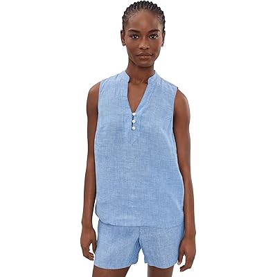 Tommy Bahama Coastalina Sleeveless Popover french blue