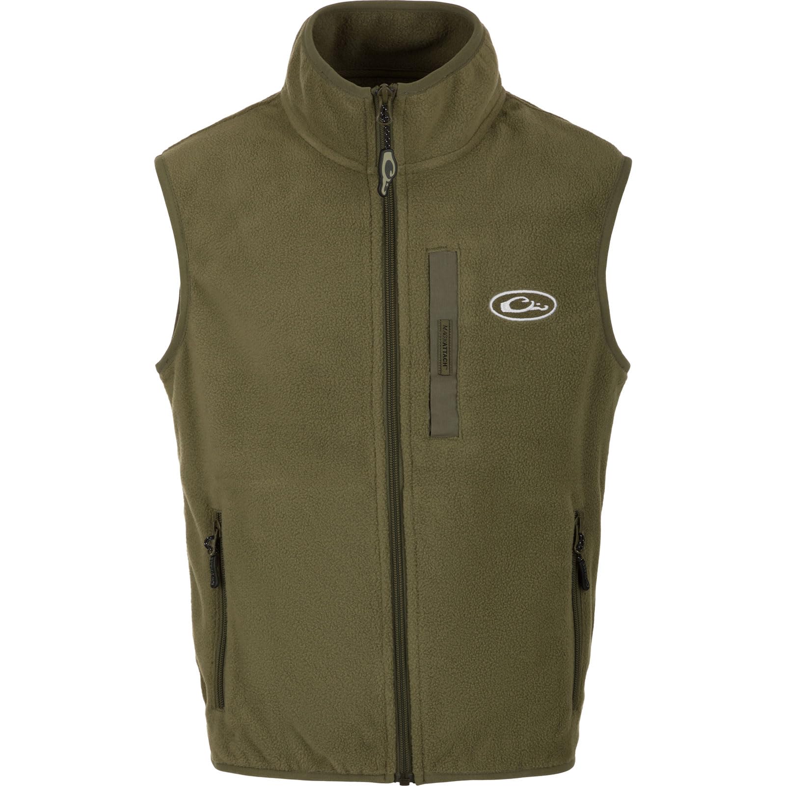 Drake Waterfowl Youth's Unisex Camp Fleece Hunting Zip Front Vest