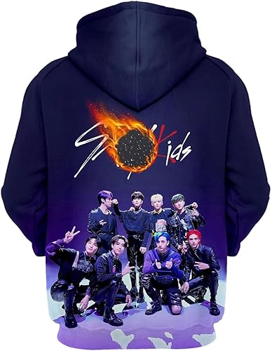 Miniatura 2 de Kpop Sudaderas con capucha 3D impresas unisex sudaderas sudadera chaqueta para mujeres y hombres