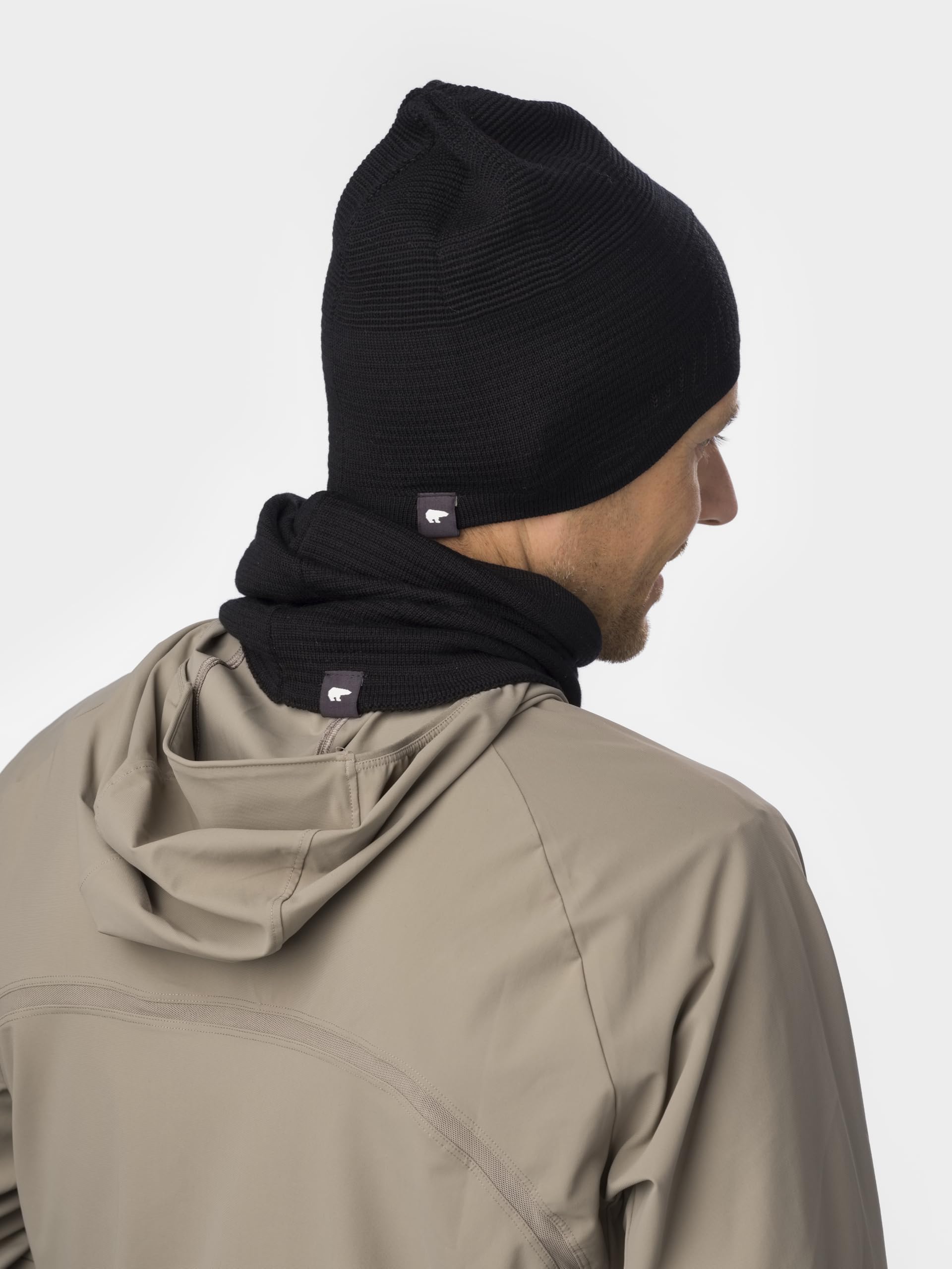 Eisbär Mütze Herren & Damen Active - Merino Beanie Unisex Funktionelle atmungsaktive Sportmütze leichte warme High Performance Laufmütze - passt unter Helm - Haube aus Österreich