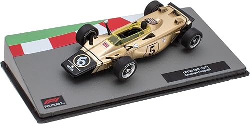 OPO 10 - Coche miniatura Fórmula 1 1/43 Compatible con Lotus 56B - Emerson Fittipaldi - 1971 - FD111