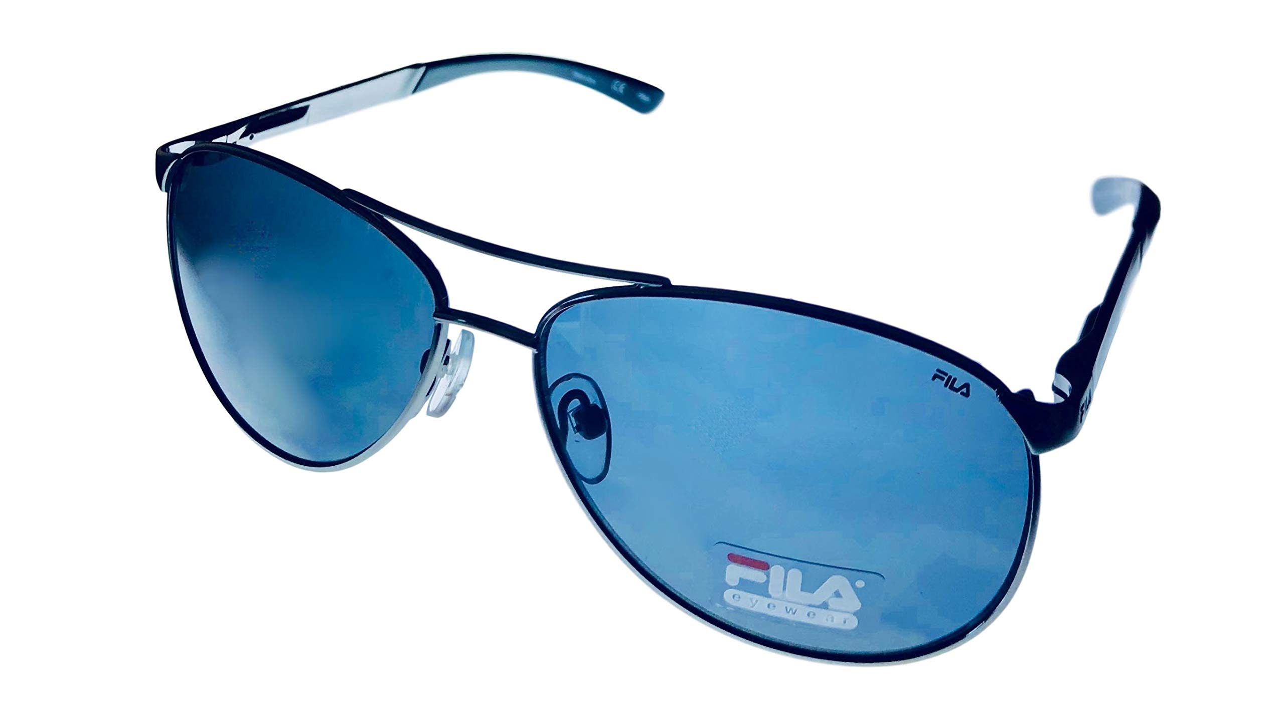 Fila Mens Gunmetal Aviator Metal Sunglass SF9632. 568