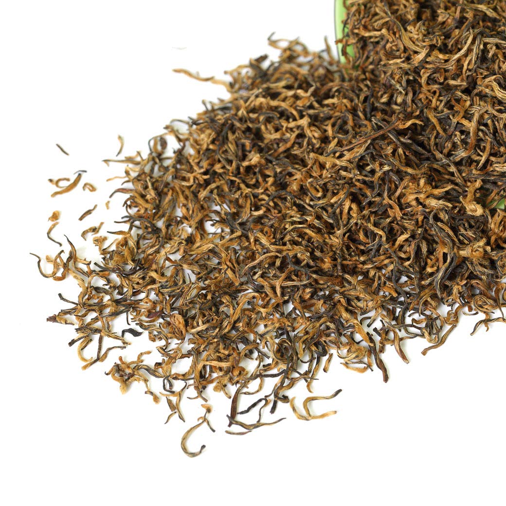 GOARTEA Thé Noir Lapsang Souchong 250g / 8.8oz Supreme Loose Leaf Chinese Black Tea - Golden Buds - No Smoky Taste