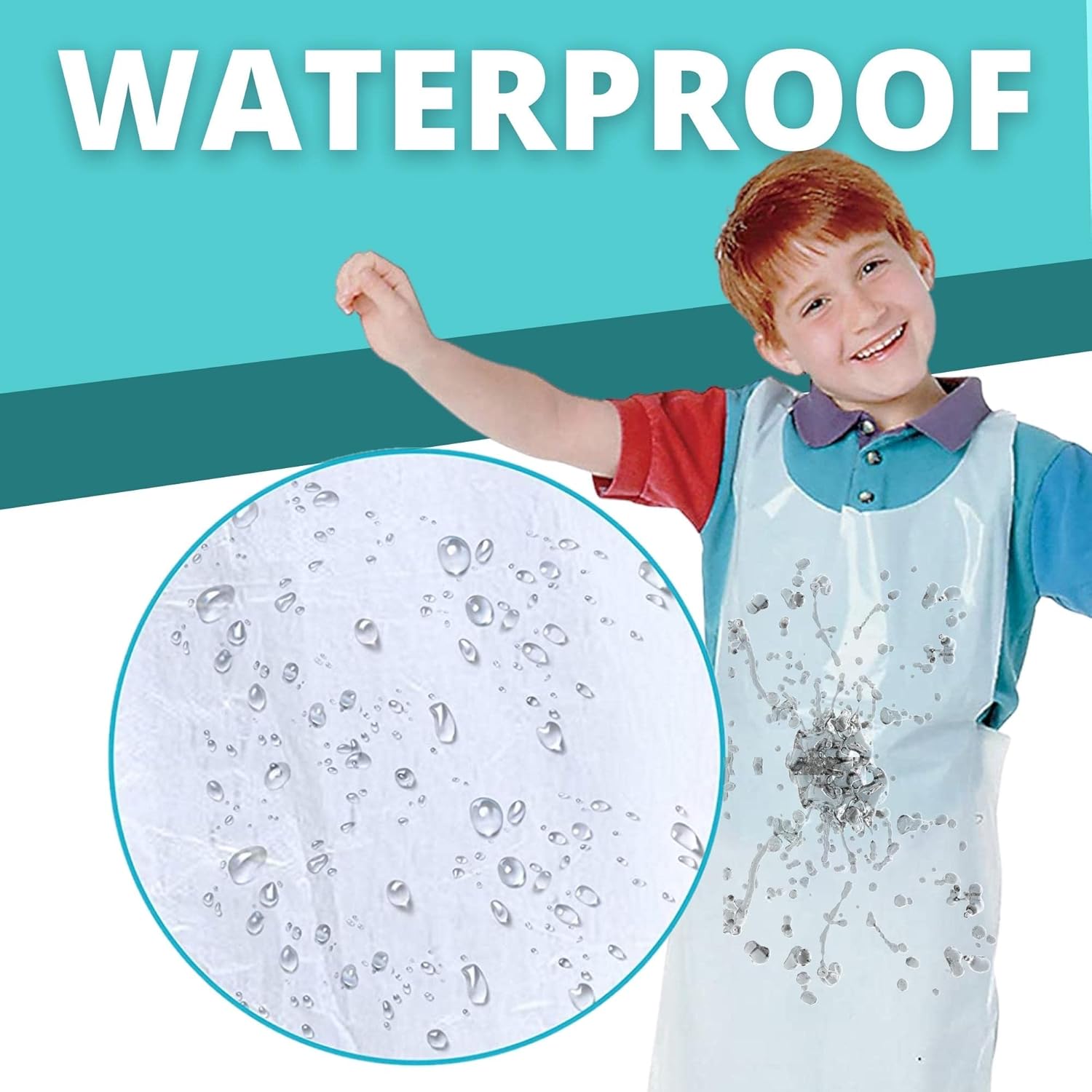 LIVTEK4LYFE Disposable Aprons Kids Kids Aprons Bulk Kids Cooking Aprons Kids